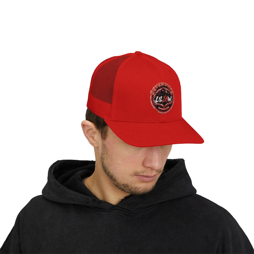 LILL6W Special Edition Red Snapback Trucker Cap