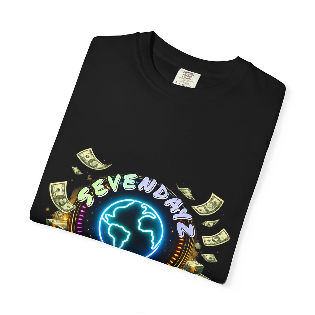 SEVENDAYZ Money Shirt — Graphic Tee Celebrating Hustle & Wealth