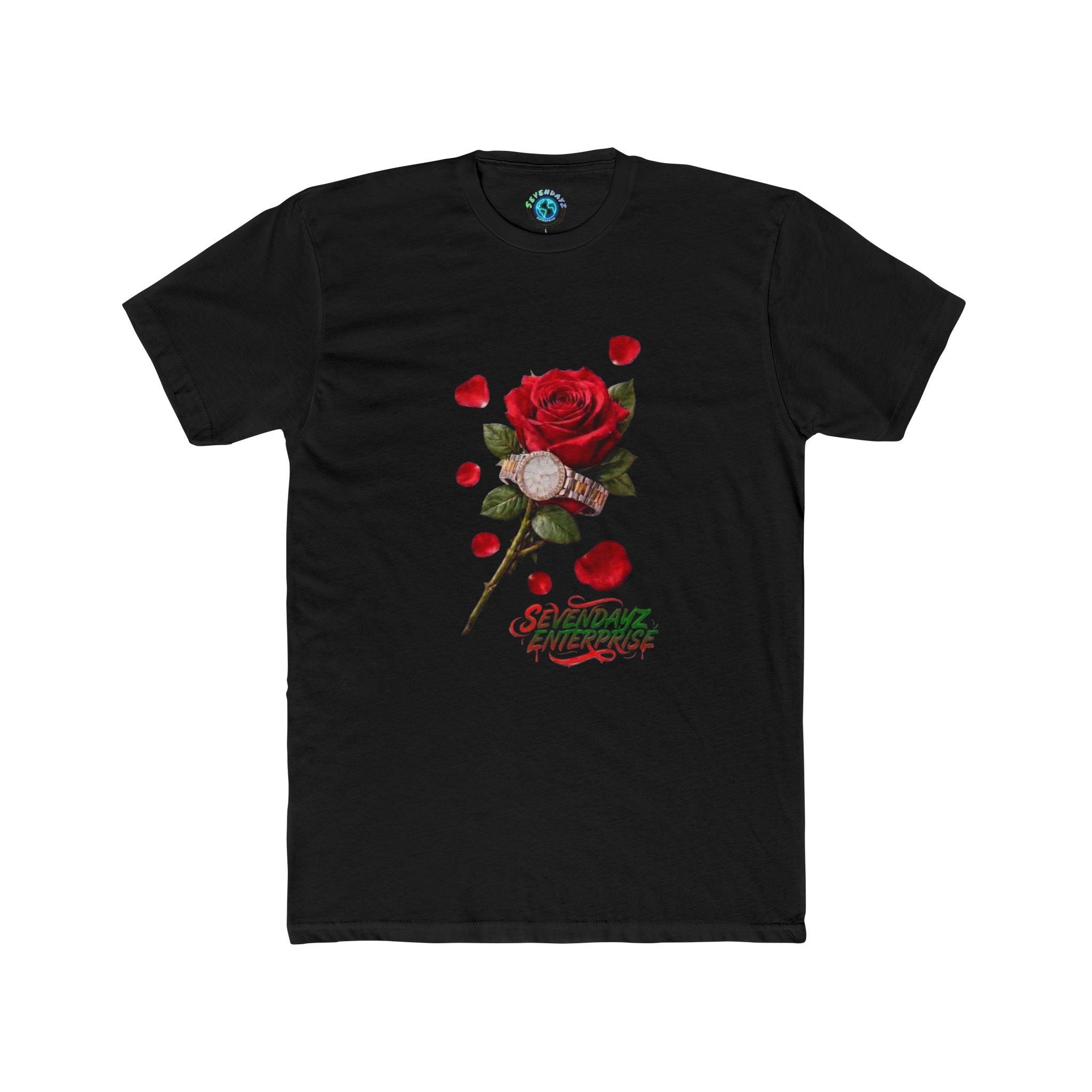 Sevenadayz Enterprise" Floral Streetwear T-Shirt