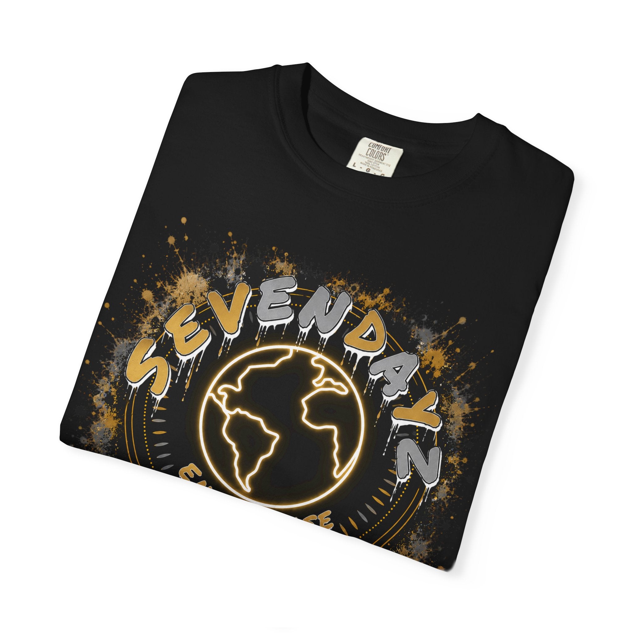 Las Vegas Graffiti T-Shirt — 'Sevendaz Enterprises' Streetwear Tee