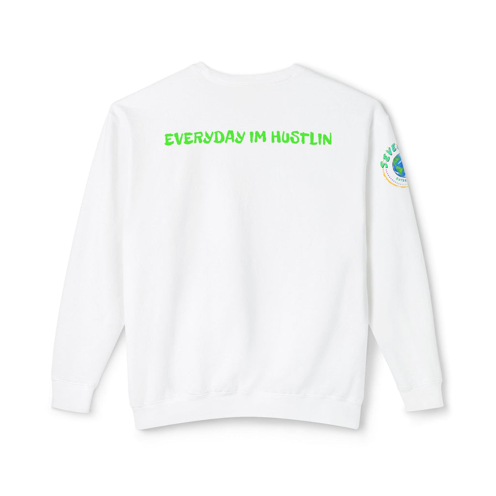 “SEVENDAYZ” Globe Crewneck with “EVERYDAY IM HUSTLIN” Back Print